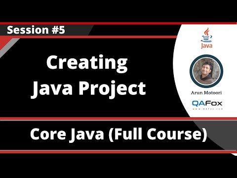 Core Java Part 5 Creating A Java Project