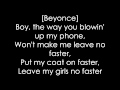 Lady Gaga   Telephone   Lyrics on screen