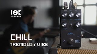 Video thumbnail for JEK Chill Tremolo/Vibe Guitar Pedal Overview by jekfx