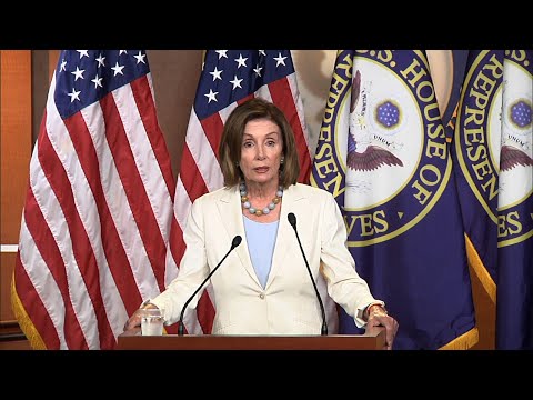 House Speaker Nancy Pelosi says her chamber will derail a maverick Democrat's drive to impeach President Donald Trump. (July 17)