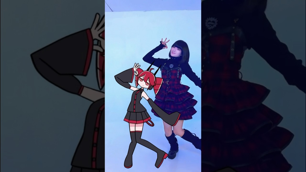 振付師とテトver. スプリットダンス#vocaloid #重音テト