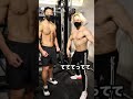体脂肪がエグい落ち方をした2人のマッチョ。#shorts