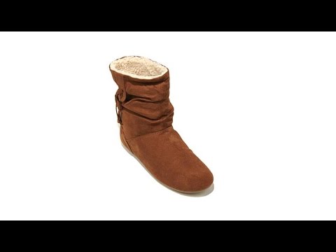 BEARPAW Packable Travel Bootie with Drawstring Bag