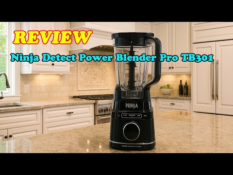 Ninja Blender & Food Processor All-in-One | For-Smoothies, Food and More | Kitchen Countertop | Includes 72 oz. Pitcher & (2) 24 oz. To-Go Cups with Lids | 1800 Watt | Black | TB301 video review thumbnail