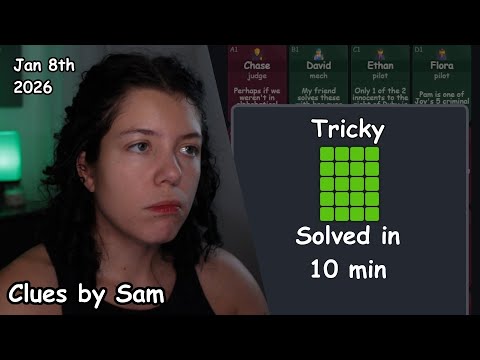 Clues by Sam 8th January 2026 answer preview