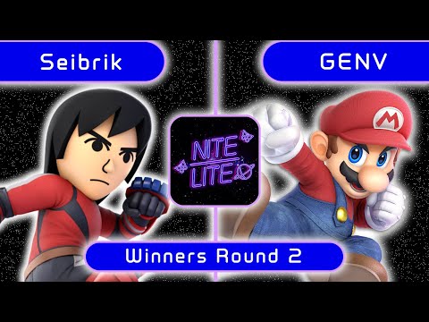 Nite Lite 8 - Seibrik (Mii Brawler) vs. GENV (Mario) - Winners Round 2