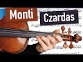 Monti Czardas | CLOSE UP | Violin Sheet Music | Piano Accompaniment