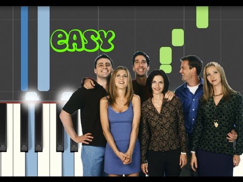 FRIENDS THEME - EASY PIANO TUTORIAL - THE PLAN ON THE TUBE