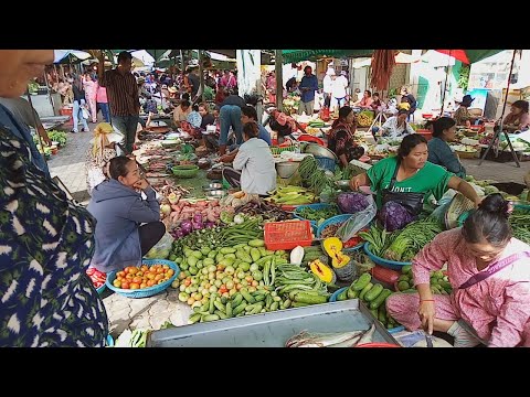 Fresh Market Village Food Show In Phnom Penh - People And Foods