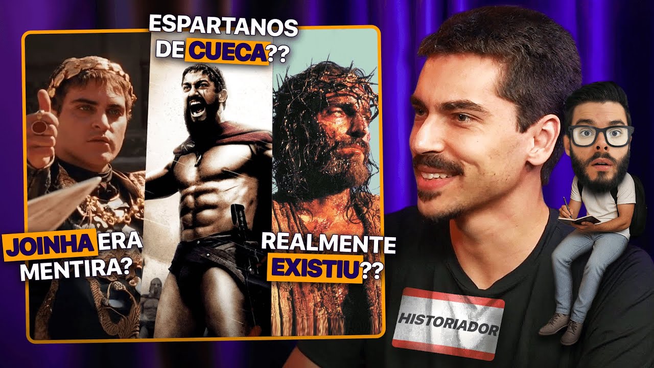 HISTORIADOR REAGE a FILMES HISTÓRICOS e diz o que é VERDADE e MENTIRA...