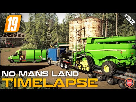 Brand new John Deere S680 havester ⭐ FS19 No Man's Land Timelapse