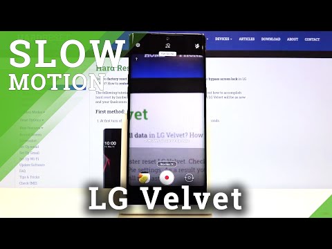 How to Record Slow Motion Video in LG VELVET – Camera Slow Motion Feature