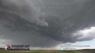 preview picture of video '2013-06-15 Burns, WY - Supercell & Sheltering Motorists'