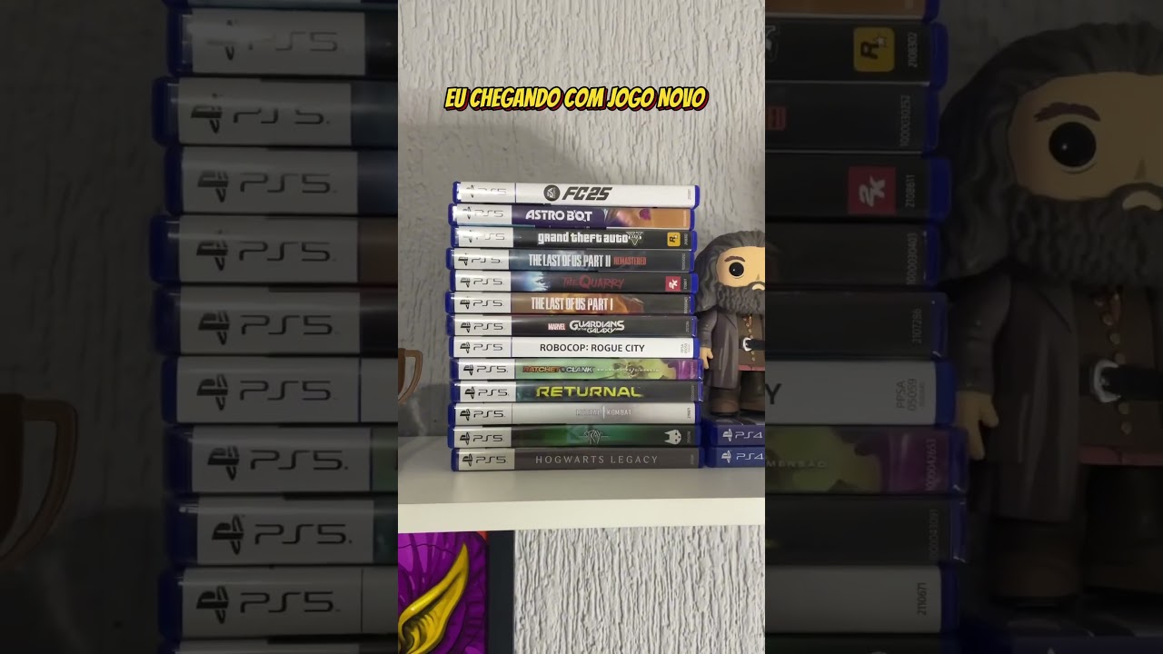 Um vício, chamado mídia física.#gameplay #ps5 #memes #playstationgamer #jogos #gta #coleção #geek