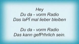 Rolf Zuckowski - Du Da Im Radio Lyrics