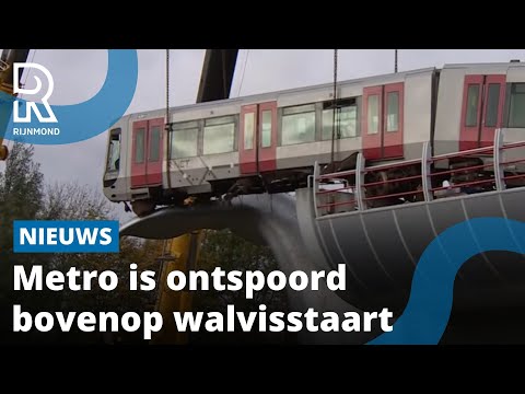 Zo ging de berging van het metrostel in Spijkenisse | Rijnmond