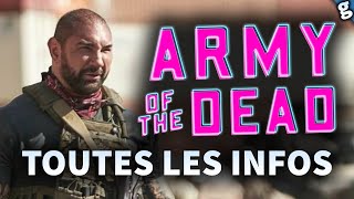ARMY OF THE DEAD : Prequels ? Suite ? Anecdotes ! UNIVERS de SNYDER sur NETFLIX !