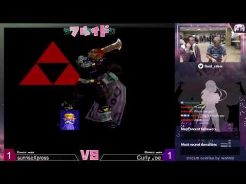 sunriseXpress vs Curly Joe - DeSmash Smashfest #37 Top 6 Losers