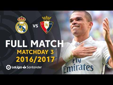 Real Madrid vs CA Osasuna (5-2) Matchday 3 2016/2017 - FULL MATCH