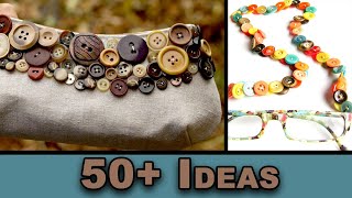 50+ Smart Ways to Use Buttons in Sewing, Clothing & Home Decor