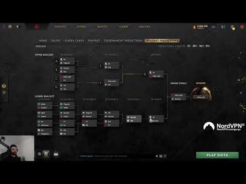 Gorgc shows his TI 10 bracket predictions !