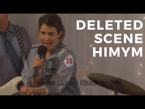 Robin singing " Let's go to the Mall " at her wedding. Deleted scene from the HIMYM finale.