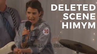 Robin singing &quot; Let&#39;s go to the Mall &quot; at her wedding. Deleted scene from the HIMYM finale.