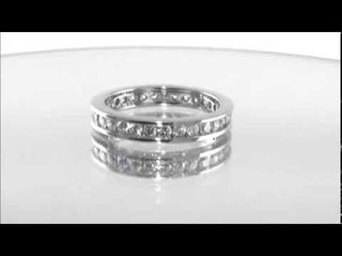 1ct Round Brilliant Cut Diamond Eternity Ring