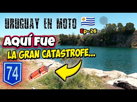 VIAJANDO en MOTO por la RUTA 74 de URUGUAY, Joaquin suarez, barros blancos, canelones  #viajeenmoto