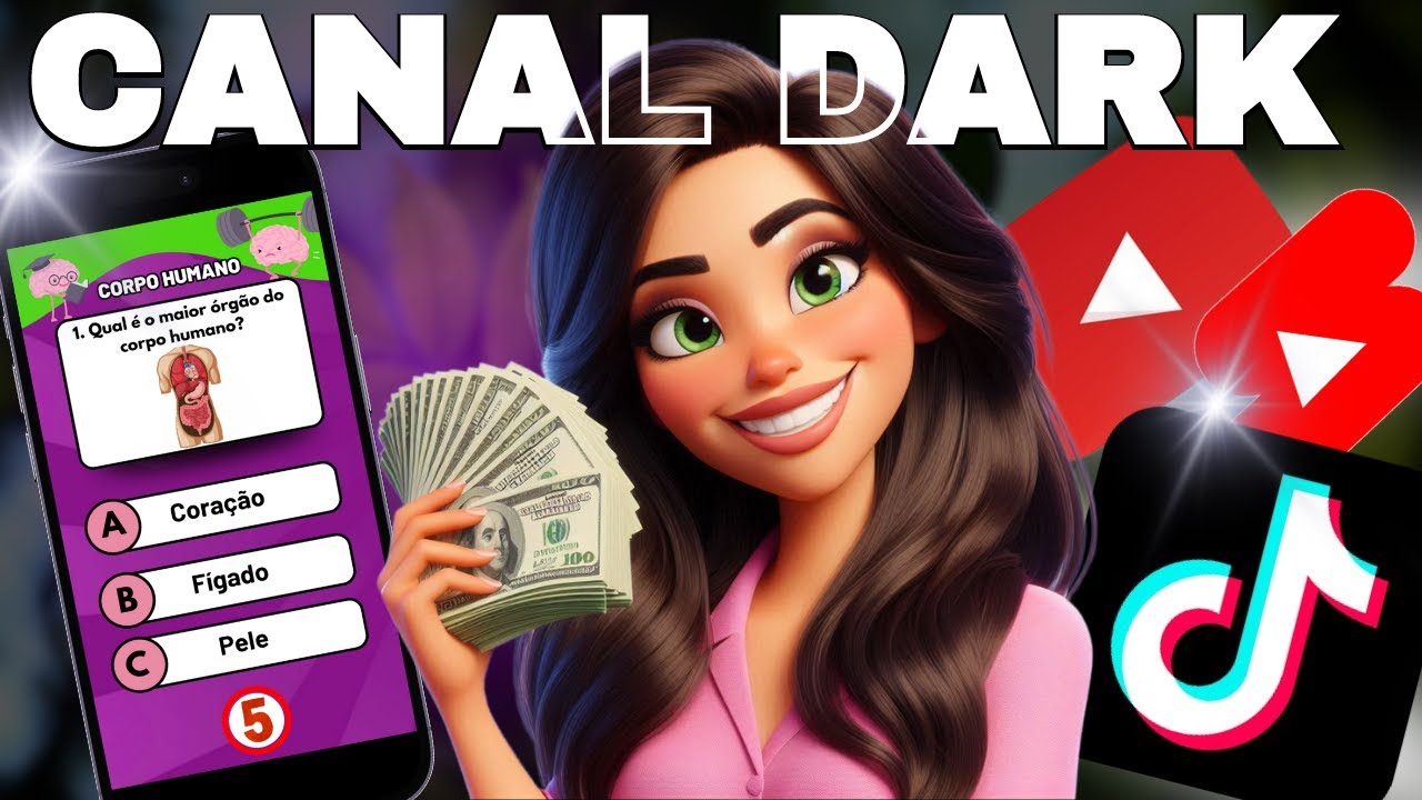 Como criar VÍDEOS DE QUIZ - Conhecimentos Gerais para YOUTUBE e TIKTOK (Passo a Passo COMPLETO)