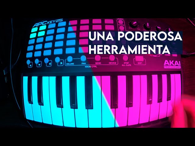 Vídeo relacionado con Akai Professional APC Key 25 MK2 - Teclado MIDI Controlador USB de 25 Teclas para Lanzar Clips con Ableton Live Lite, 40 Pads RGB y 8 Potenciómetros