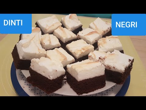 Black Teeth (cocoa and meringue cake) - old recipe #177