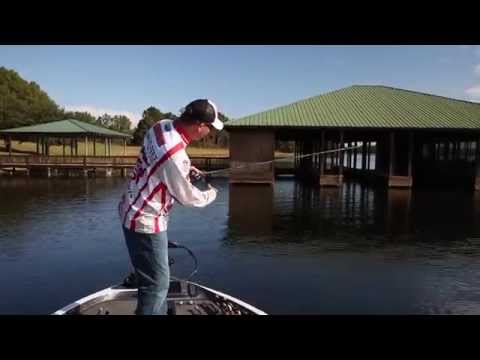 Skipping lures under docks for Big Bass - How to series with Andy Montgomery