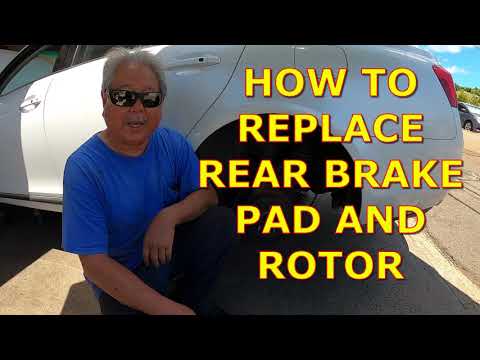2007 LEXUS GS 350 PART 2 HOW TO REPLACE REAR PAD AND ROTOR