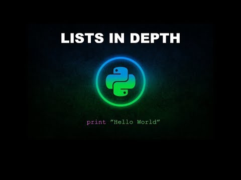 Lists In Depth Python Programming