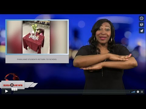 Sign1News 2.28.18 - News for the deaf community powered by CNN in American Sign Language (ASL).
