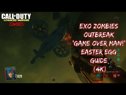 Exo Zombies Outbreak 'Game Over Man!' Easter Egg Guide (4K)