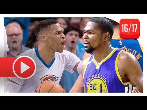 Kevin Durant vs Russell Westbrook EPIC Duel Highlights (2017.02.11) Warriors vs Thunder - MUST SEE!