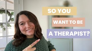 HOW TO BECOME A THERAPIST | What I *wish* I knew + grad school tips + tricks