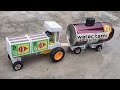 How To Make Matchbox Water Tank Tractor Matchbox Water Tank Tractor Diy Craft Water Tank Tractor
