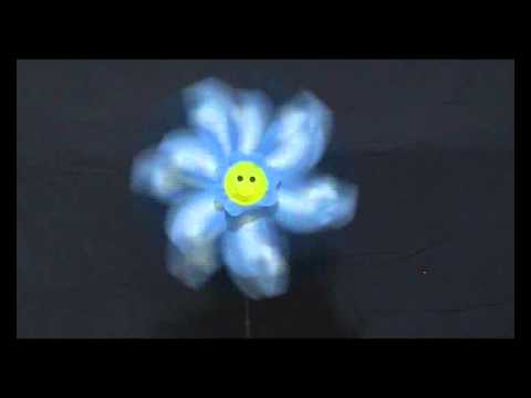 Blue Stripe Windmill