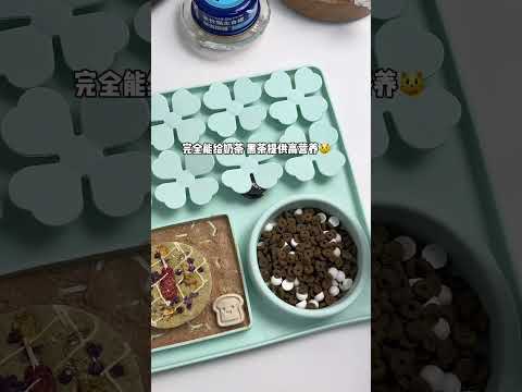 ASMR Making Slow-Feeder Cat Food 🐱💖#animalshorts  #cat #cats #catvideos #catshorts #pets #asmr #fyp