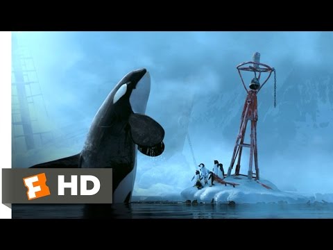 Happy Feet (7/10) Movie CLIP - Killer Whale Attack (2006) HD