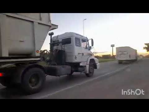 CAMIONES EN RN19 , SAN FRANCISCO , CORDOBA , ARGENTINA , VIDEO 244