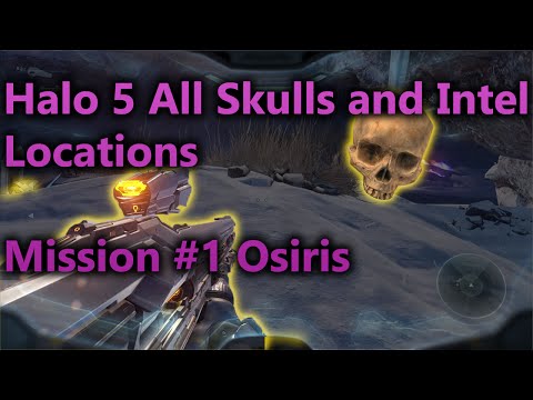 Halo 5 All Skulls and Intel Mission #1: Osiris (All Collectibles)