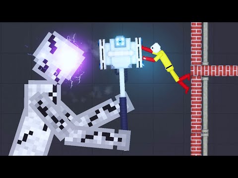 SAITAMA VS GOD HAMMER in People Playground - Who is win?