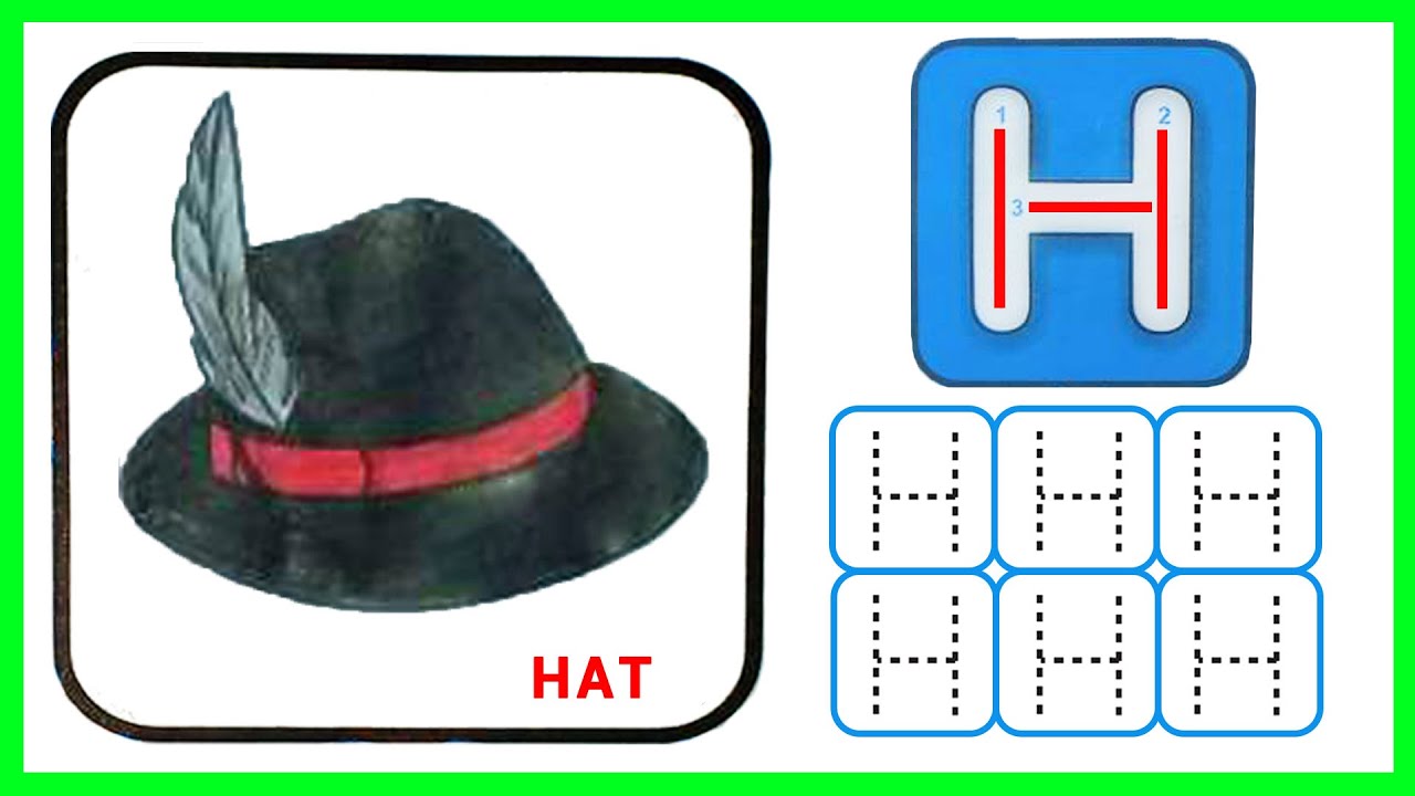 Tracing | Tracing Letter H | Tracing Letters For Kids | Practice Writing Letter H