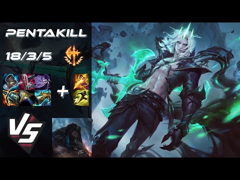 JUNGLE Viego vs Udyr [PENTAKILL] - EU Grandmaster Patch 25.22