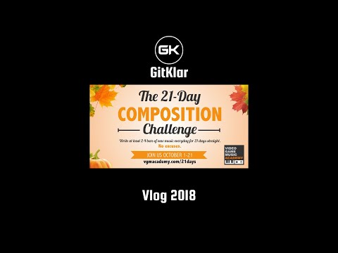 21 Days of VGM Challenge (October 2018) - Vlog