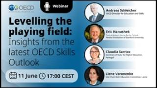 Webinar | Levelling the playing field: Insights from the latest OECD Skills Outlook